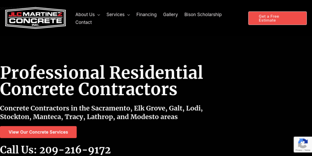 Concrete Contractor Website Design 19 JLC Concrete