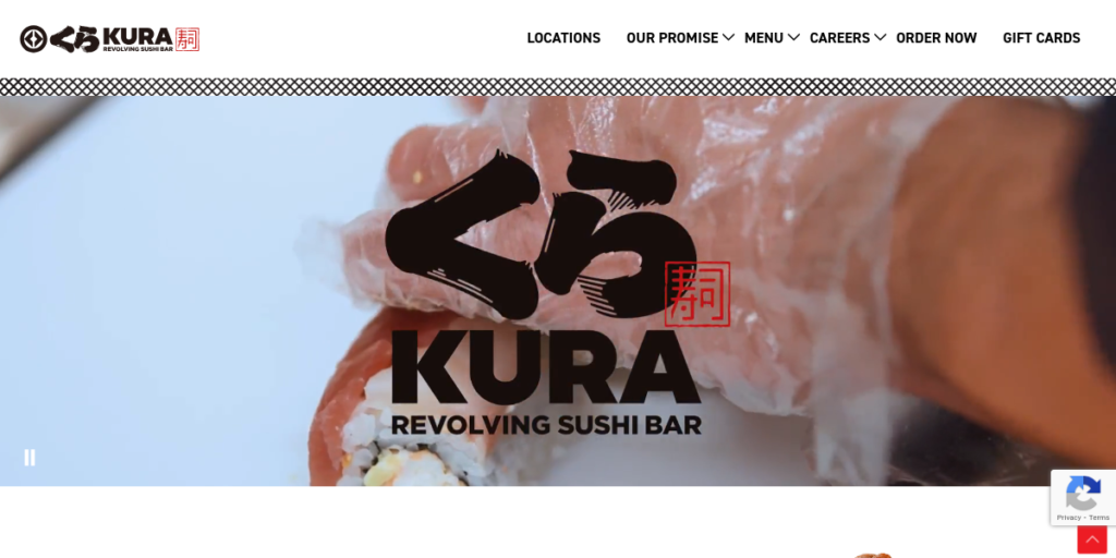 Sushi Restaurant Website Design 2 Kura Sushi