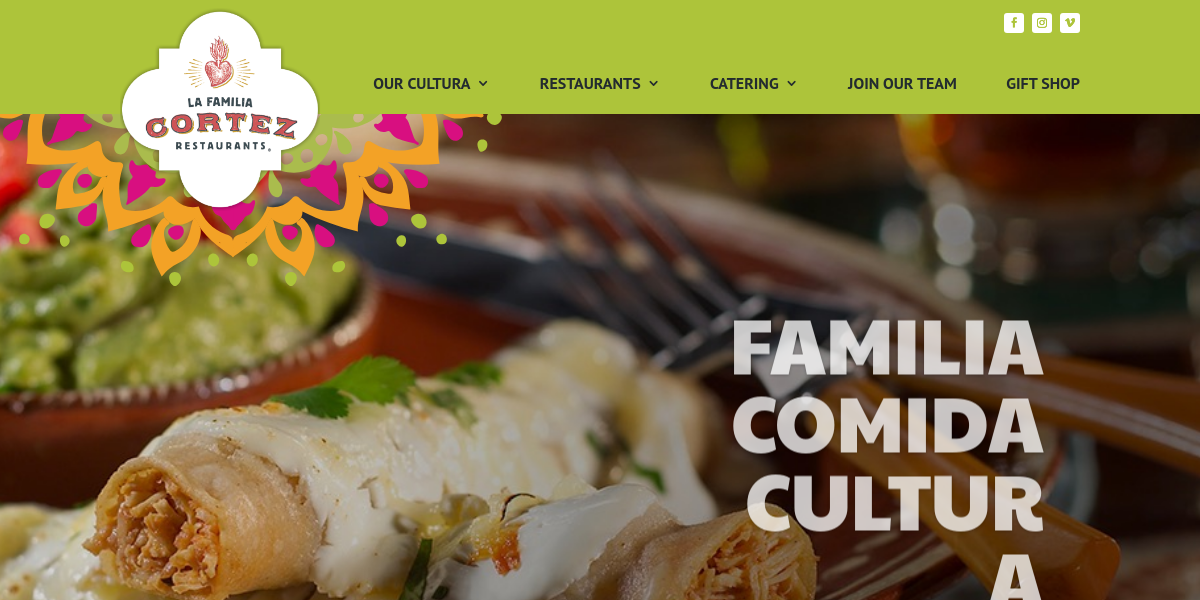 Mexican Restaurant Website Ideas