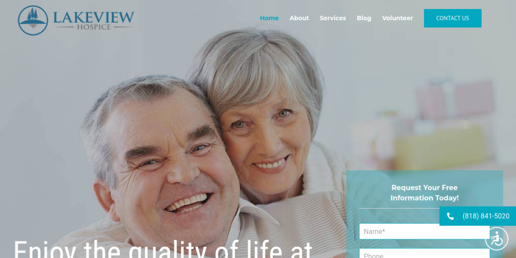 Hospice Website Design 25 Lakeview Hospice