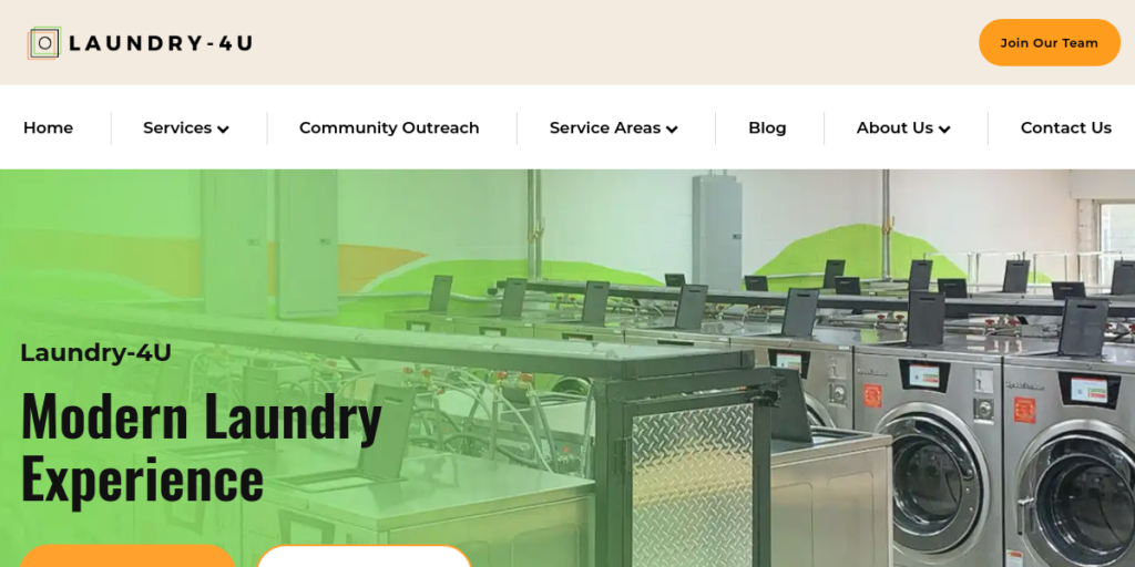 Laundry Website Design 18 Laundry 4u
