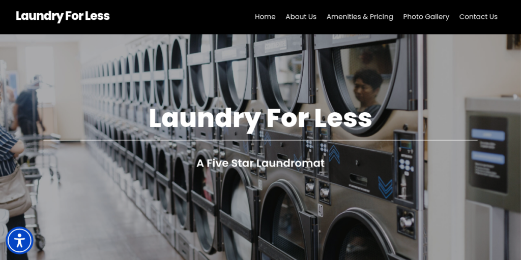 Laundry Website Design 12 Laundry for Less
