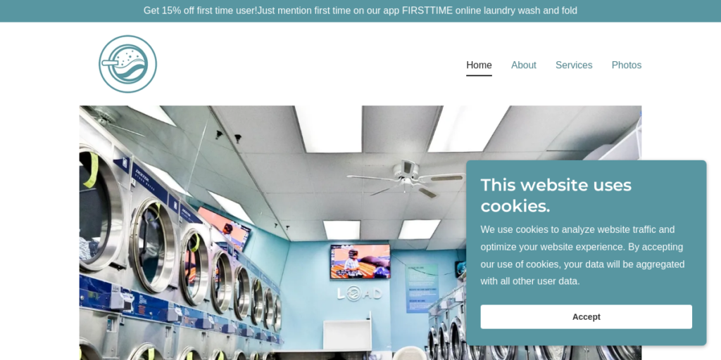 Laundry Website Design 25 Load Laundromat