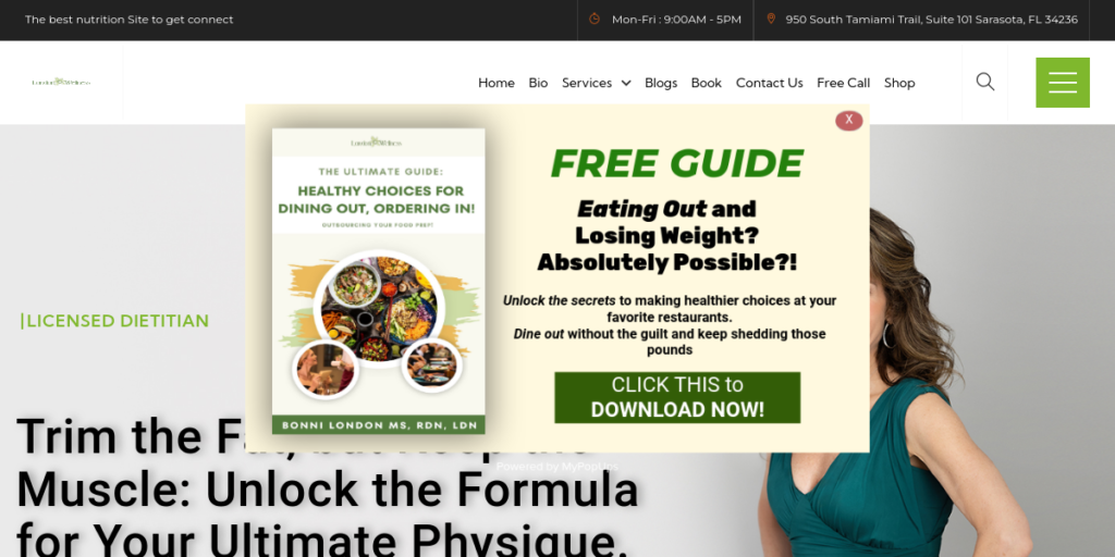 Dietitian Website Design 11 London Wellness