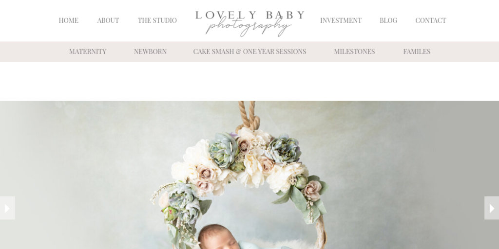Newborn Photography Website Design 19 Lovely Baby Photography