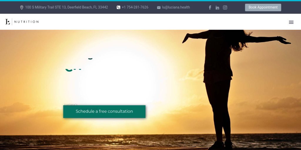 Dietitian Website Design 9 Luciana