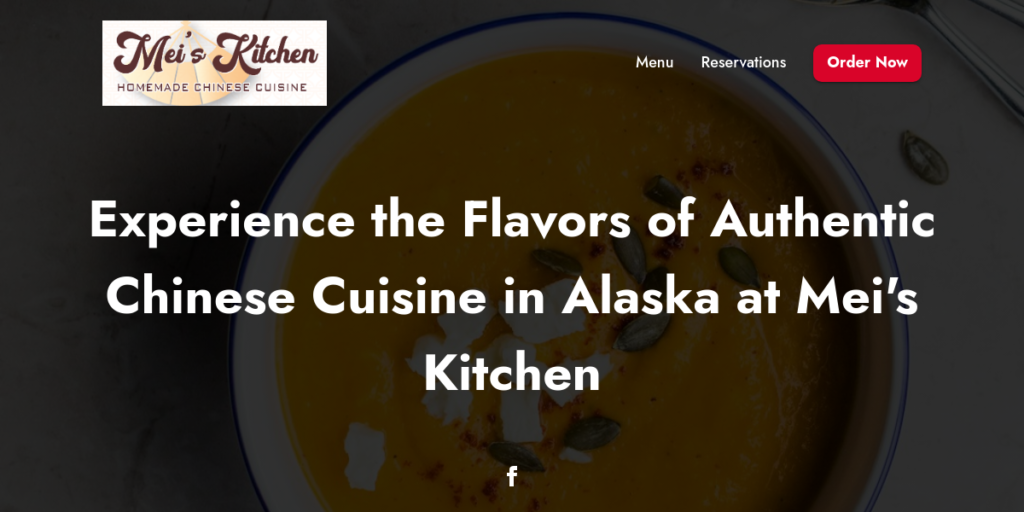 Chinese Restaurant Website Design 9 Meis Kitchen AK