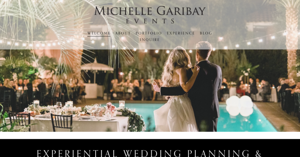 Wedding Planner Website Design 22 Michelle Garibay Events