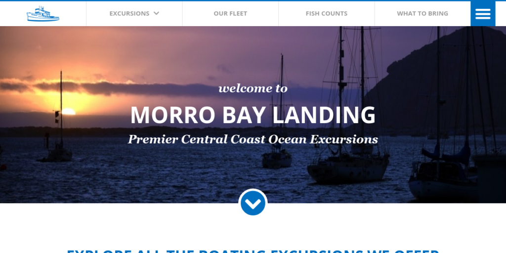 Fishing Charter Web Design 15 Morrobay Landing