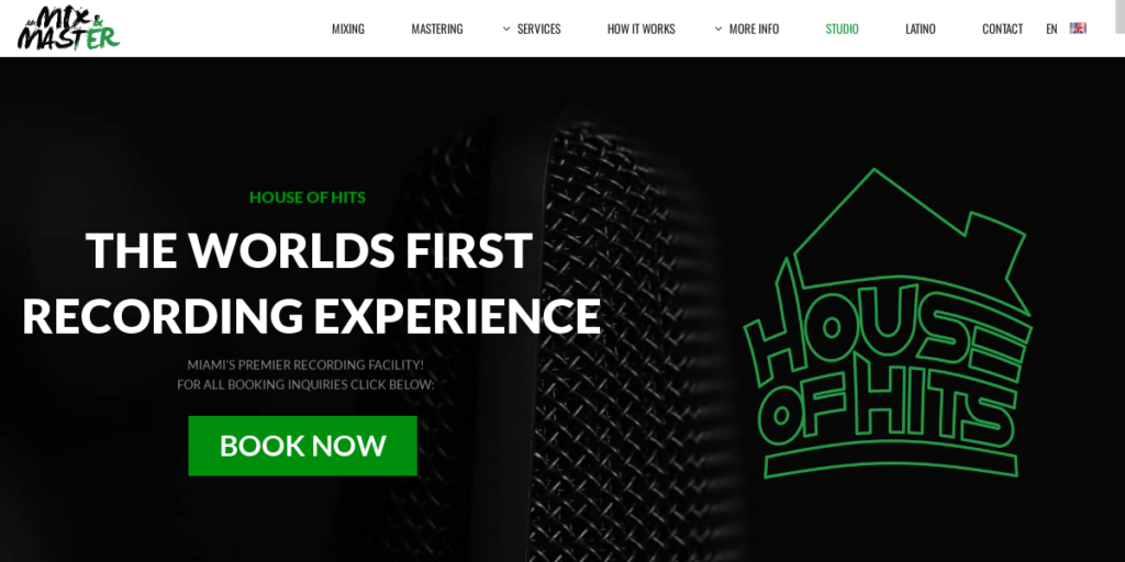 Recording Studio Website Design 2 Mr Mixand Master