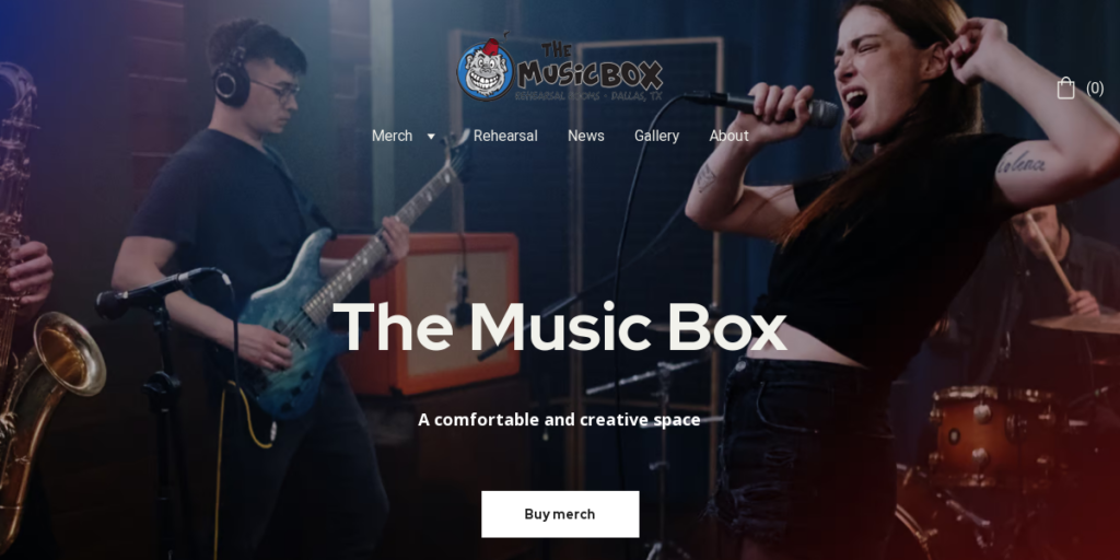 Recording Studio Website Design 31 Music Box Room