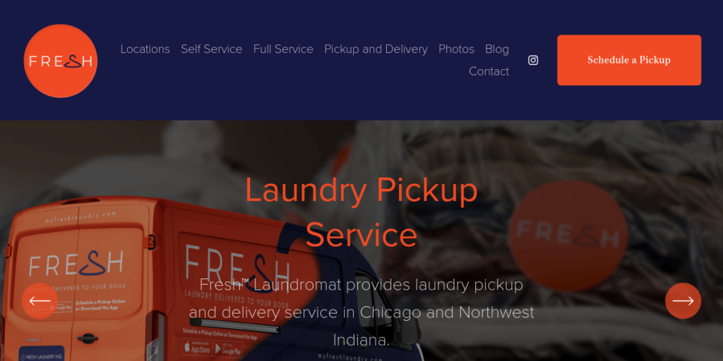 Laundry Website Design 35 My Fresh Laundry