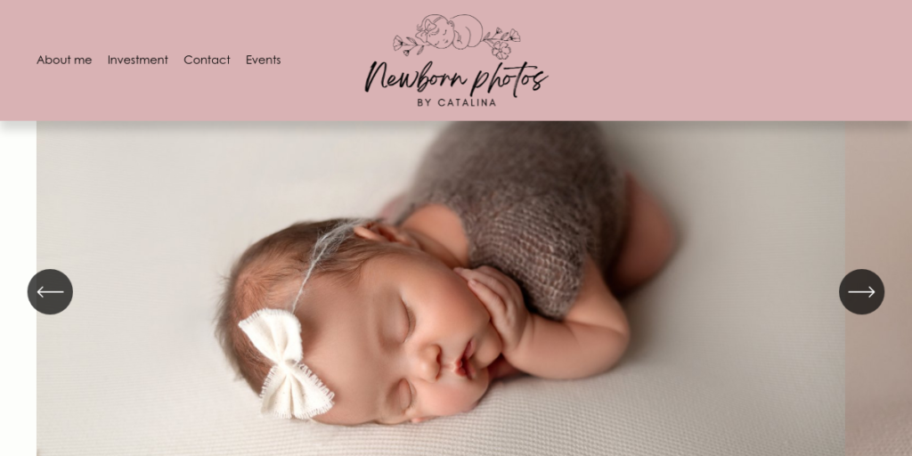 Newborn Photography Website Design 18 New Born Photos by C atalina