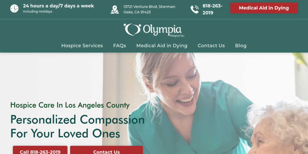 Hospice Website Design 22 Olympia Hospice Care