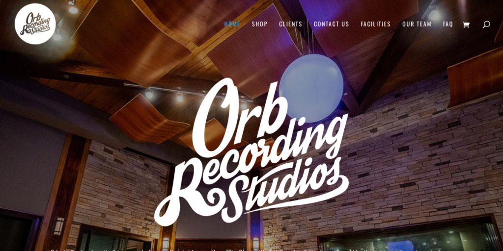 Recording Studio Website Design 25 Orb Recording Studios