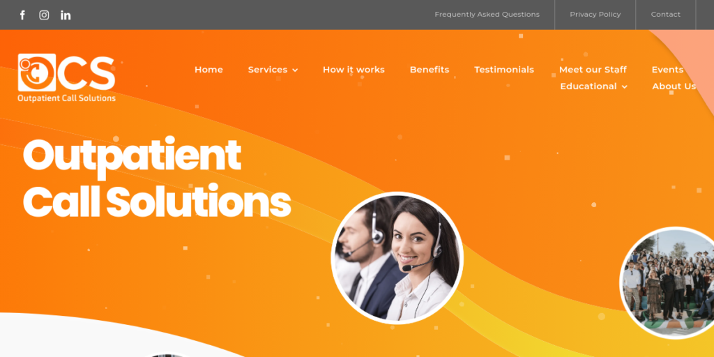 Call Center Website Designs 13 Out Patient Call Solutions