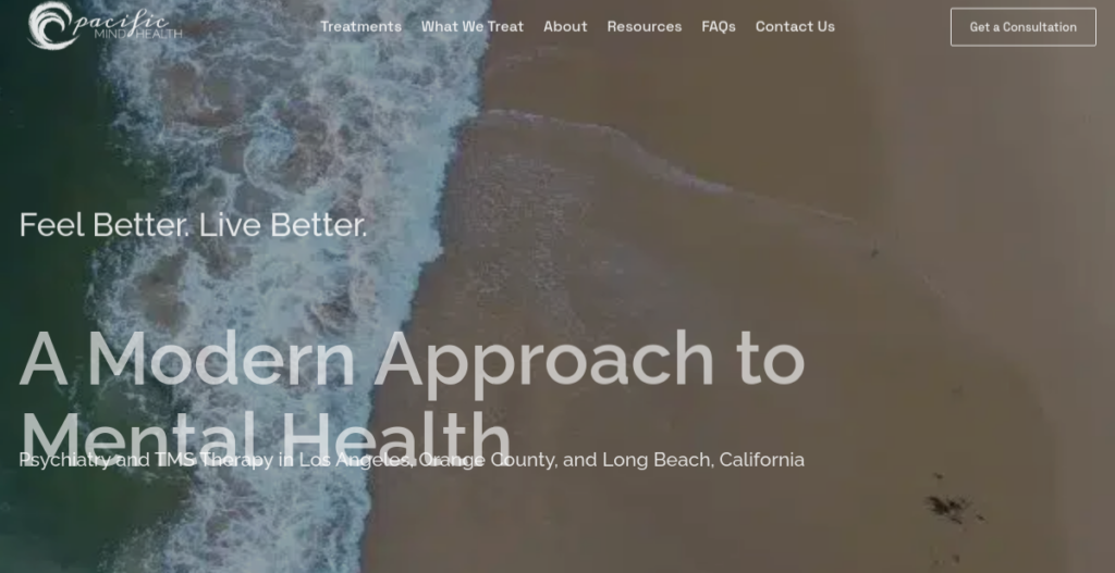 Psychiatrist Website Design 17 Pacific Mind Health