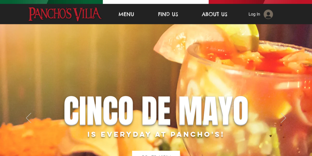 Mexican restaurant Website Design 16 Panchos Villaak