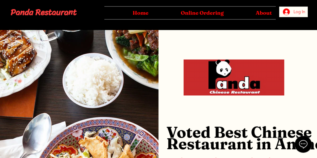 Chinese Restaurant Website Design 8 Panda Restaurant AK