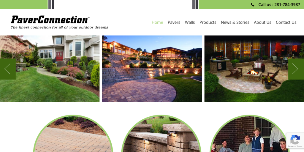 Driveway Contractor Website Design 8 Paver Connection