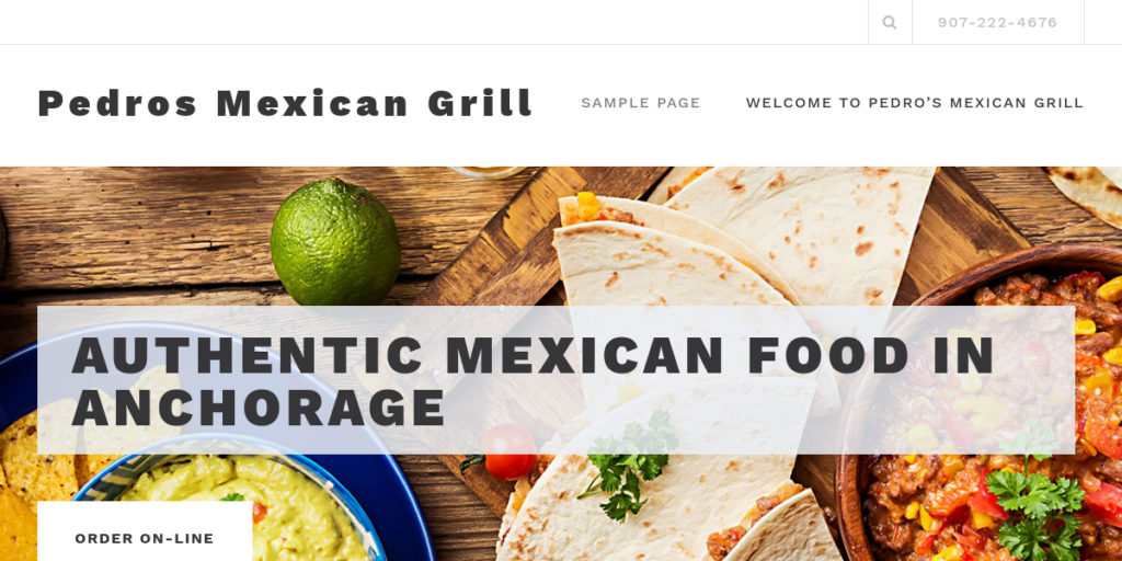 Mexican restaurant Website Design 17 Pedros Mexican Grill