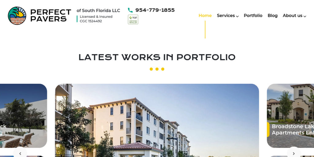 Driveway Contractor Website Design 26 Perfect Pavers