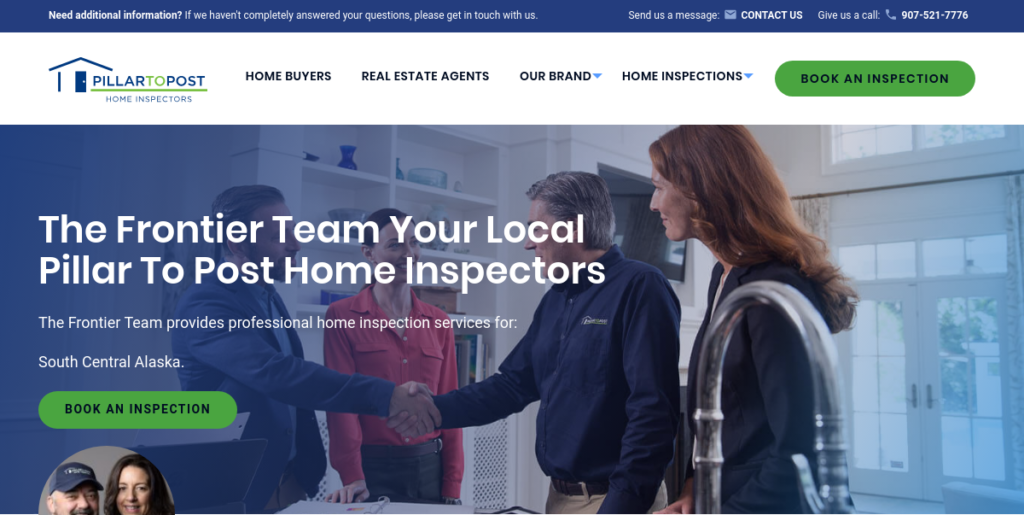 Home inspector Website Design 8 Pillarto Post