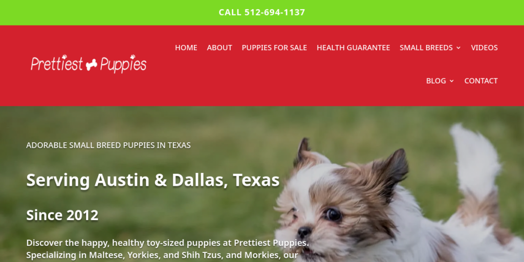 Dog Breeder Website Design 20 Prettiest Puppies