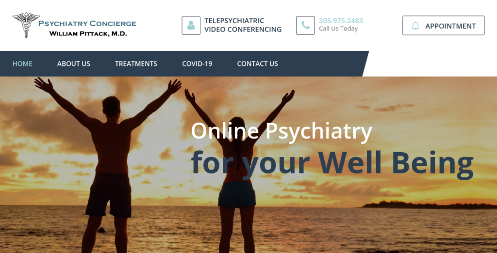 Psychiatrist Website Design 13 Psychiatry Concierge
