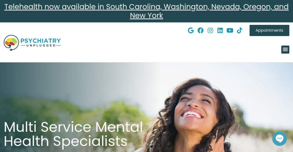 Psychiatrist Website Design 23 Psychiatry Unplugged
