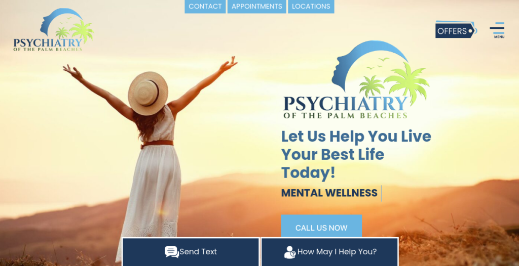 Psychiatrist Website Design 16 Psychiatry of the Palm Beaches