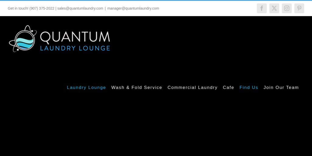 Laundry Website Design 11 Quantum Laundry