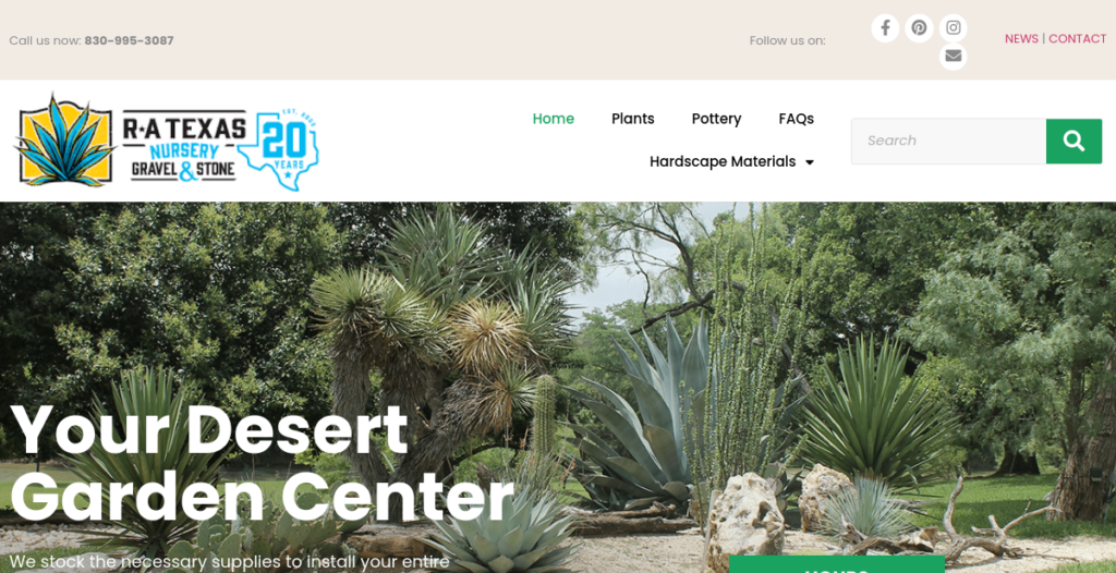 Plant Nursery Website Design 21 Ra Nursery