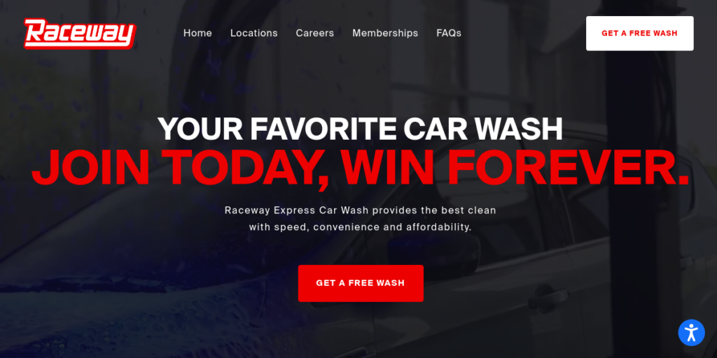 Car Wash Website Design 6 Race Way Car Wash