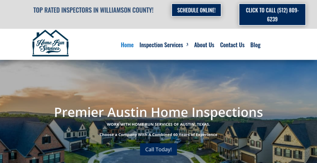Home inspector Website Design 22 Risaustin