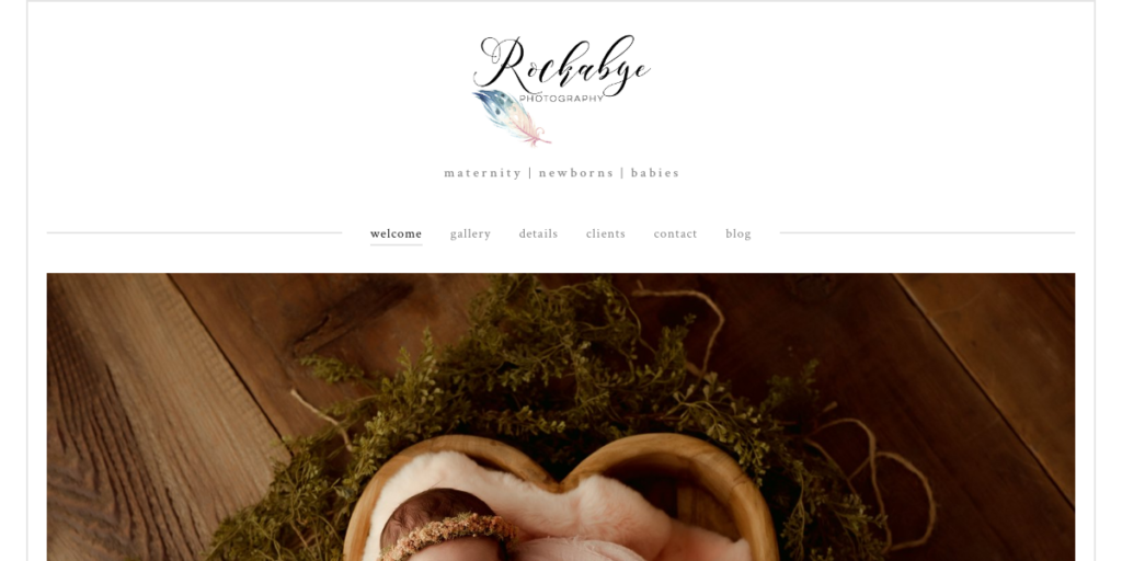 Newborn Photography Website Design 25 Rocka Bye Photo