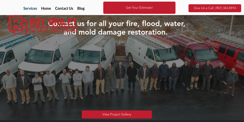 General Contractor Website Design 15 Roybriley General C ontracting