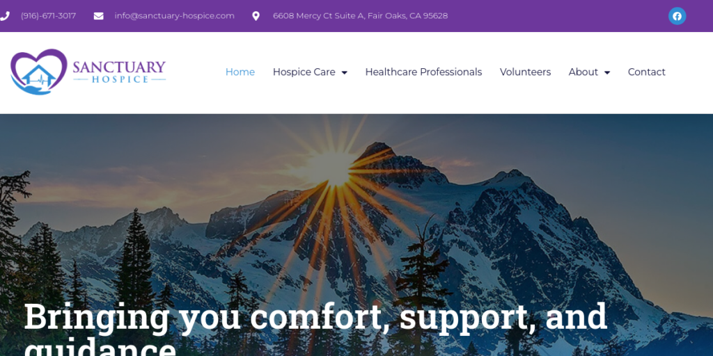 Hospice Website Design 21 Sanctuary Hospice
