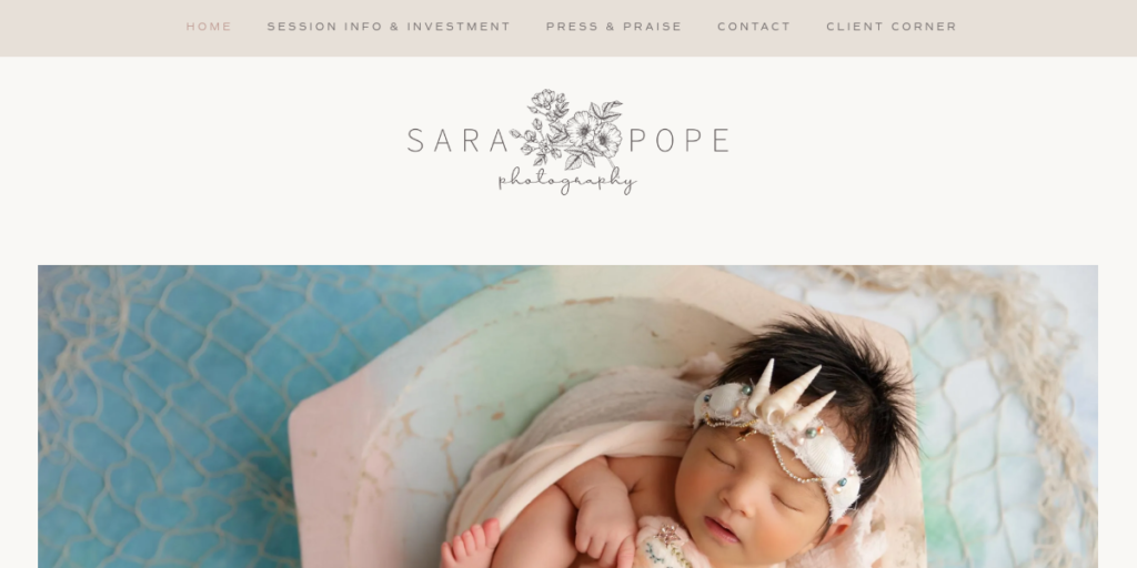 Newborn Photography Website Design 20 Sara Pope Photography
