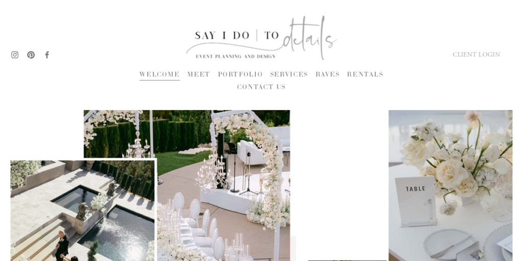 Wedding Planner Website Design 34 Say I Do To Details