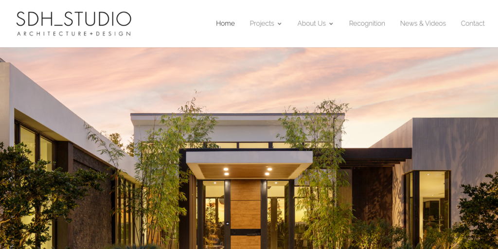 Architecture Firm Website Design 16 Sdh Studio