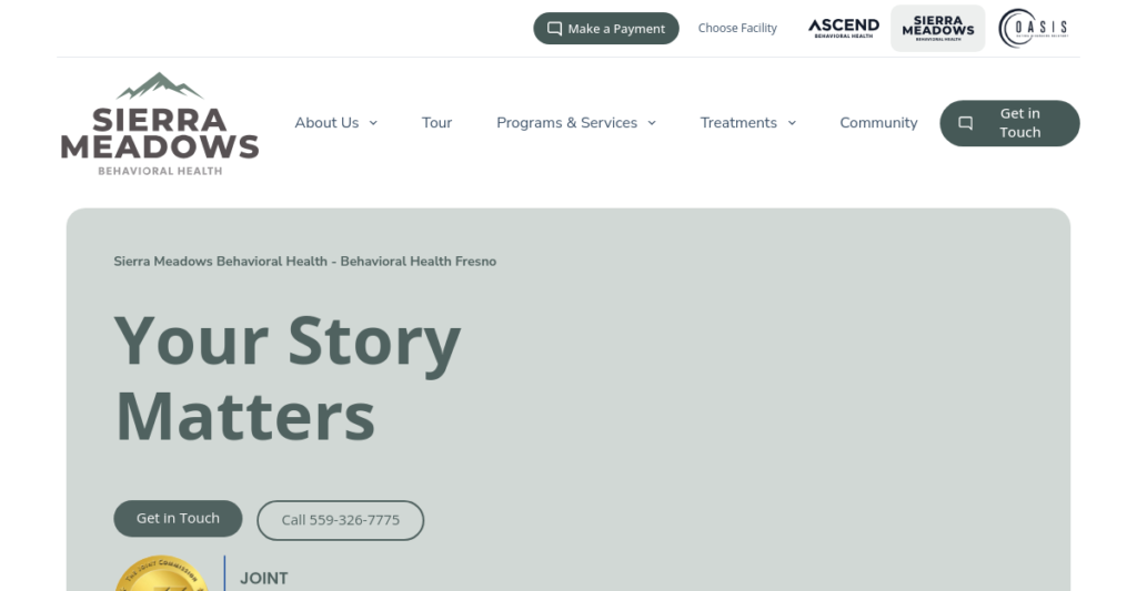 Psychiatrist Website Design 24 Sierra Meadows Behavioral Health