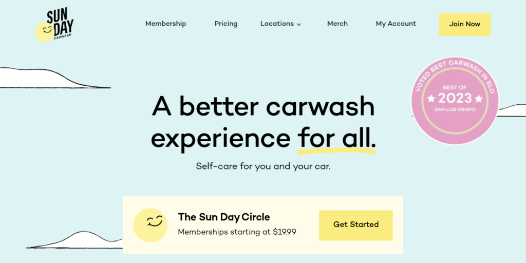 Car Wash Website Design 18 SunDay Car Wash