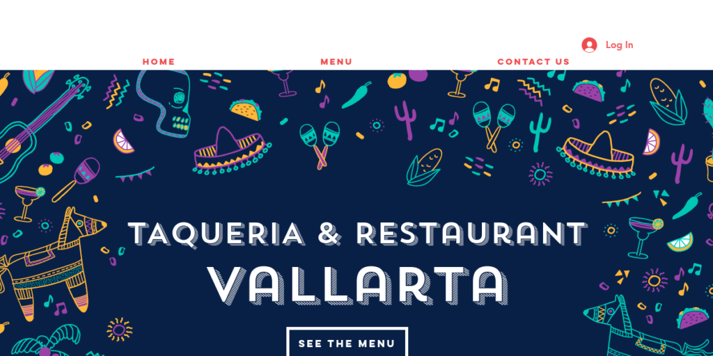 Mexican restaurant Website Design 22 Taqueria el Vallarta