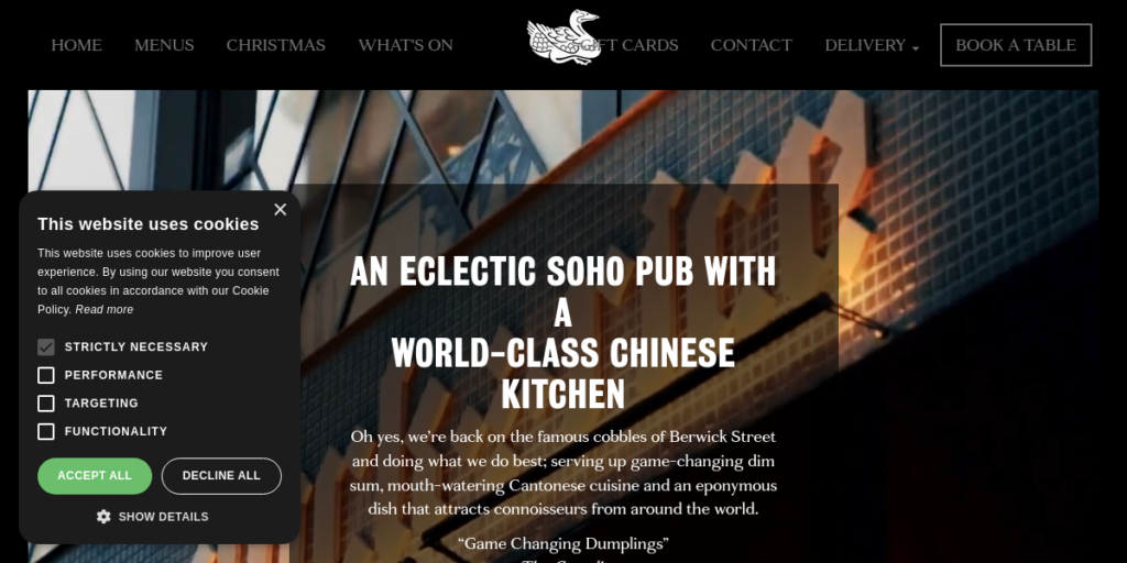 Chinese Restaurant Website Design 23 The Duck and rice