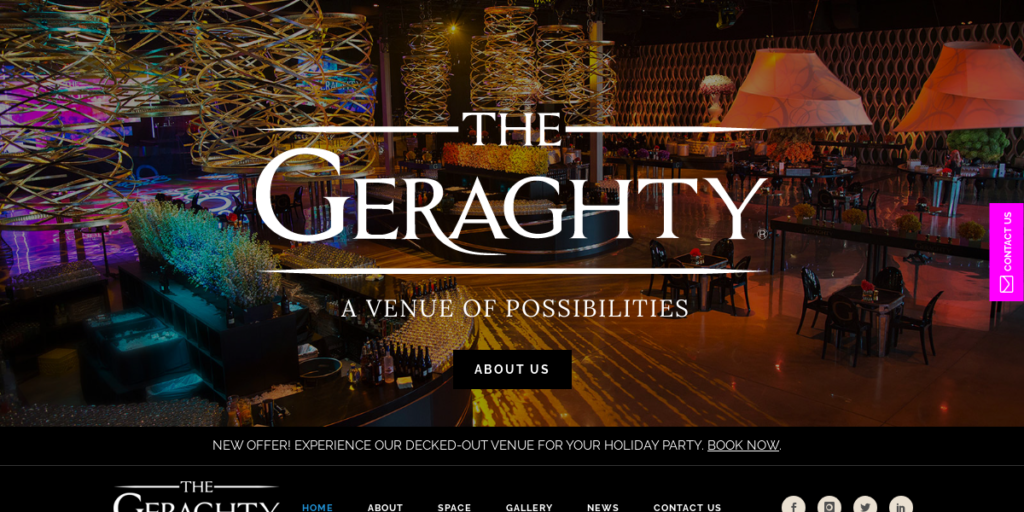Wedding Venues Website Design 19 The Geraghty