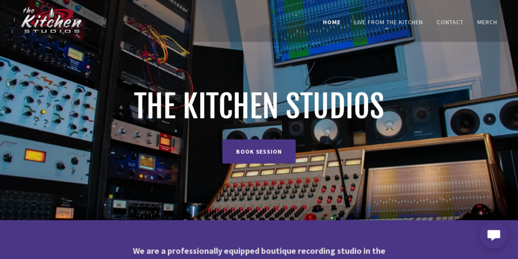 Recording Studio Website Design 26 The Kitchen Studios