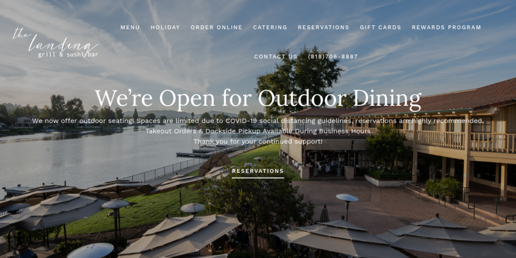 Sushi Restaurant Website Design 12 The Landingg Rilland Sushibar