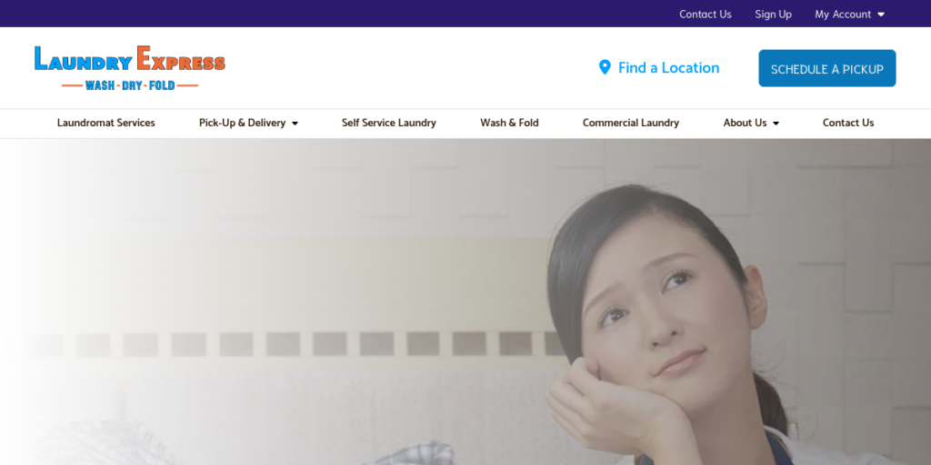 Laundry Website Design 6 The Laundry Express