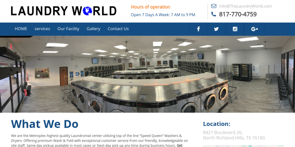 Laundry Website Design 15 The Laundry World